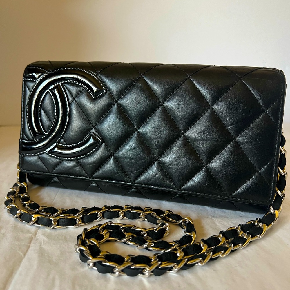 Flap Cambon Long Wallet with Chain